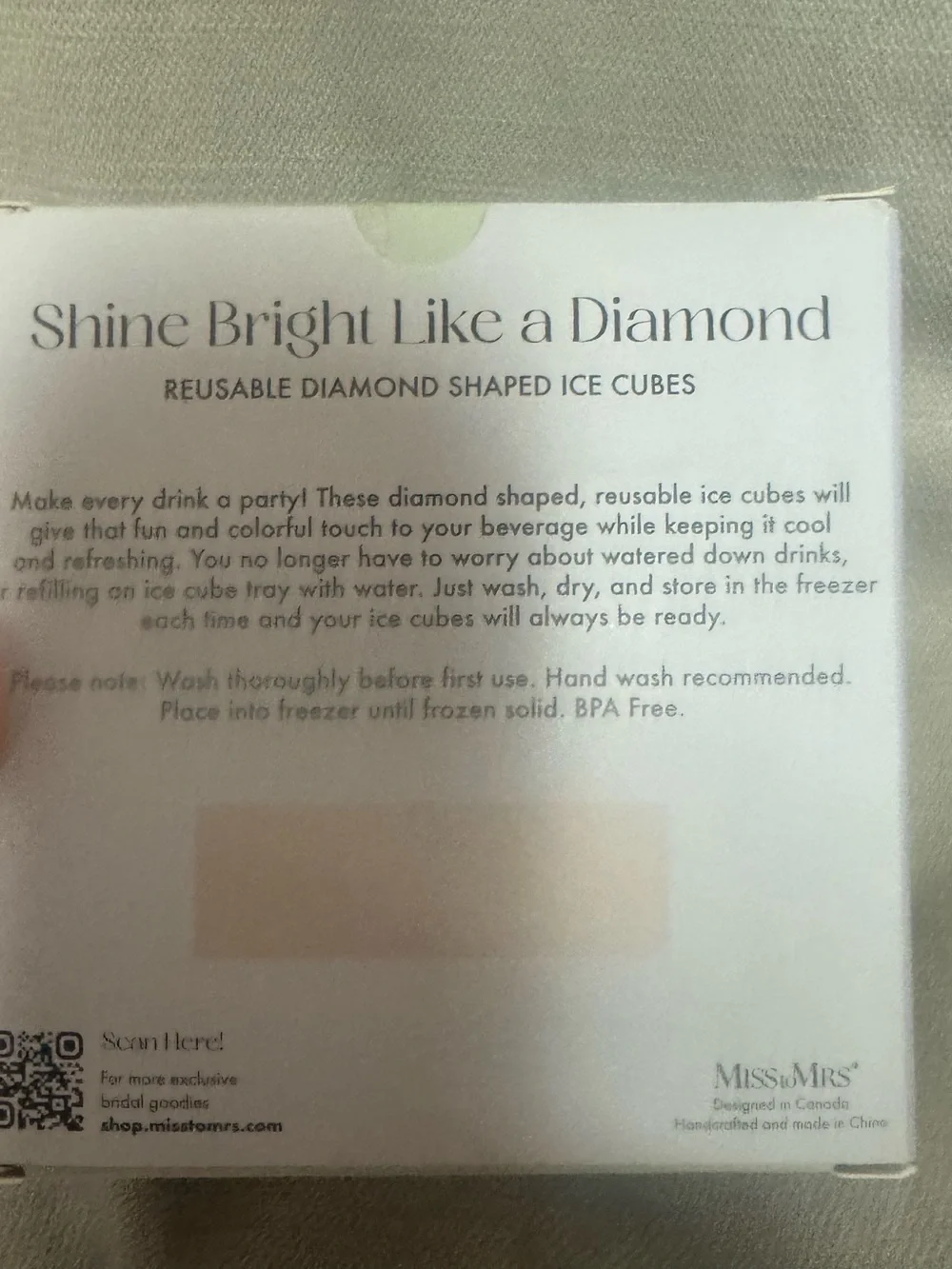 N/A reusable diamond
